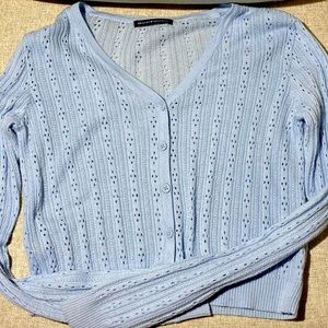 baby blue brandy cardigan. so so cute🪩